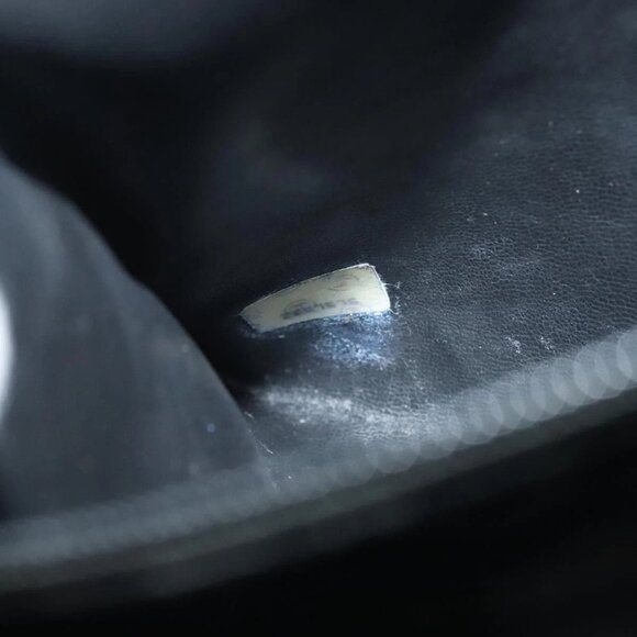 CHANEL COCO Mark Chain Shoulder Bag Grained Calf Skin Black Gold CC Auth 132292 - Picture 11 of 16